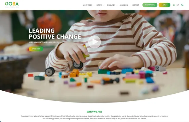 Bilingual Japan International School website