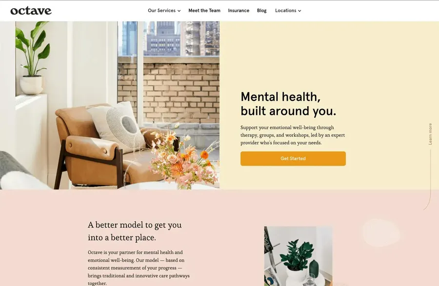 Find Octave therapy website