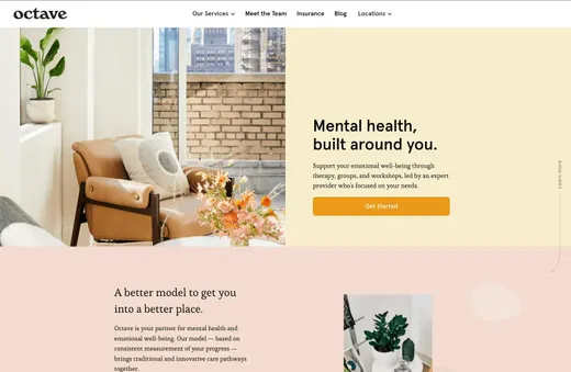 Find Octave therapy website